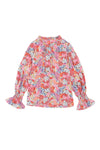 Cakewalk Floral Smocked Blouse