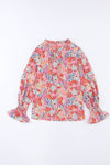 Cakewalk Floral Smocked Blouse