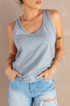 Letters Sunflower Graphic Tank Top
