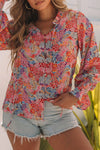 Cakewalk Floral Smocked Blouse