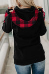 Double Hoods Thumb Hole Hoodie