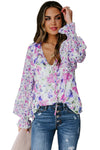 Cakewalk Floral Smocked Blouse