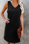 Chest Pocket Tank Mini Dress