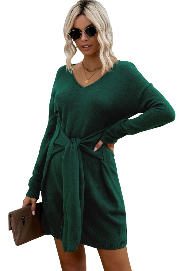 Don?¡¥t Let Me Go Tie Sweater Dress