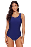 Gradient Criss Cross Back One Piece Swimsuit