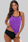 Printed Lined Tankini Swimsuit