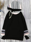 Double Hoods Thumb Hole Hoodie