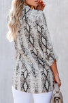 Classic Leopard Print Shirt with Pockets