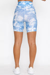 Charcoal Leopard Print Sports Bra Shorts Set