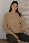 Terry Thread Cashmere Sweatshirt