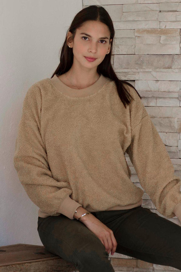 Terry Thread Cashmere Sweatshirt