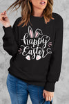 French Terry Cotton Blend Pullover Sweatshirt