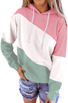 Colorblock Drawstring Hoodie