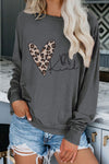 French Terry Cotton Blend Pullover Sweatshirt