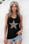 Letters Sunflower Graphic Tank Top
