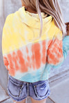 Colorblock Drawstring Hoodie