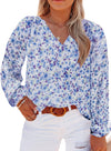 Womens V Neck Plus Size Boho Shirts