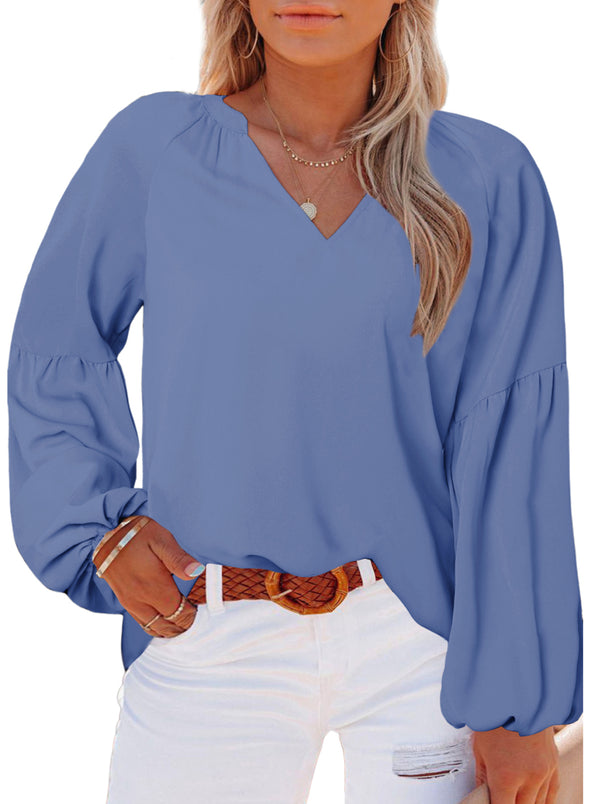 Womens V Neck Plus Size Boho Shirts