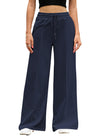 Wide Leg Pants Loose Fit Active Bottoms