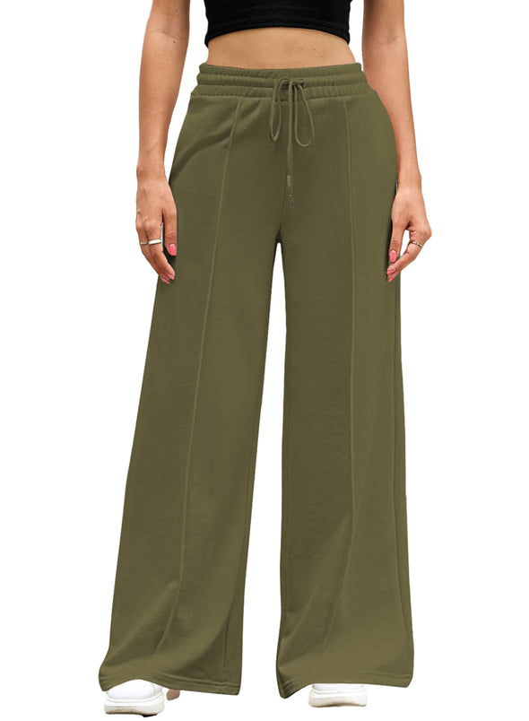 Wide Leg Pants Loose Fit Active Bottoms