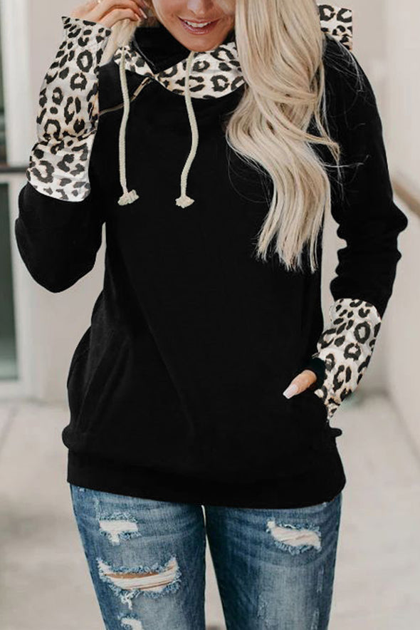 Double Hoods Thumb Hole Hoodie