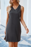 Chest Pocket Tank Mini Dress