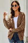 Chunky Wide Long Sleeve Knit Cardigan
