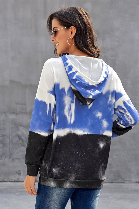 Gradient Long Sleeve Pullover Hoodie