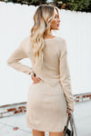 Don?¡¥t Let Me Go Tie Sweater Dress
