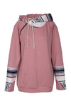Double Hoods Thumb Hole Hoodie