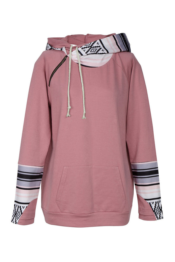 Double Hoods Thumb Hole Hoodie