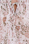 Off The Shoulder Puff Sleeve Ruffled Floral Print Blouse