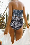 Floral Print Crop Top Bikini Set