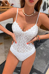 Sexy Crochet Push Up One-piece Swimsuit