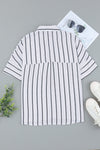 Pocketed Striped Shirt