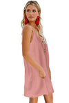 Buttoned Slip Dress