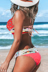 Bohemian Tropical Print Bikini