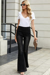 Distressed Bell Bottom Denim Pants