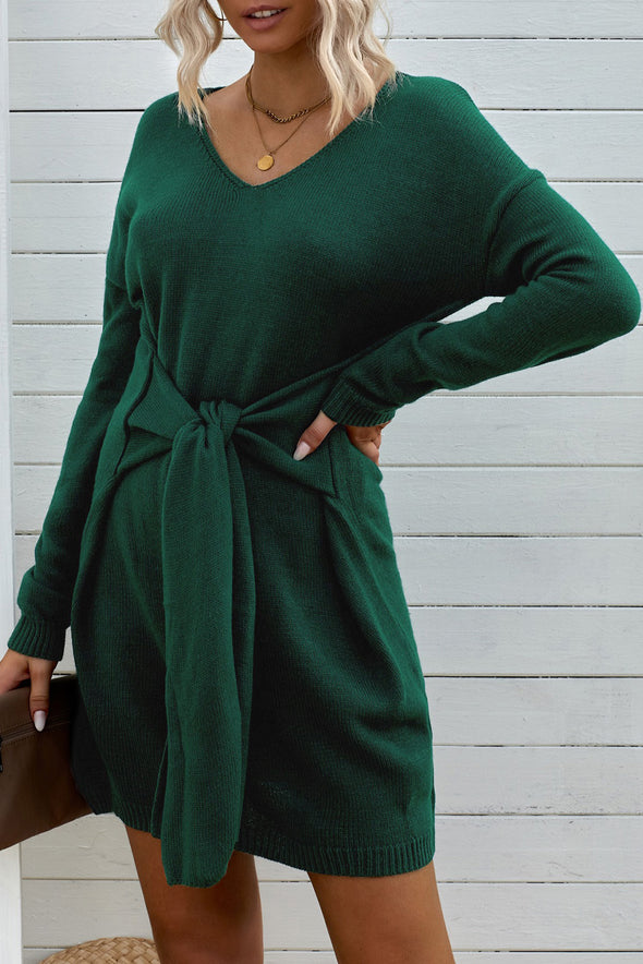 Don?¡¥t Let Me Go Tie Sweater Dress