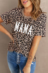 Crew Neck Camo Side Split T-shirt