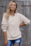 Terry Thread Cashmere Sweatshirt