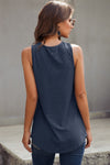 Just Say The Word 3 Button Tank Top