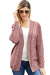 Chunky Wide Long Sleeve Knit Cardigan