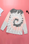 Ombre Tie Dye Loose Leisure Sweatshirt