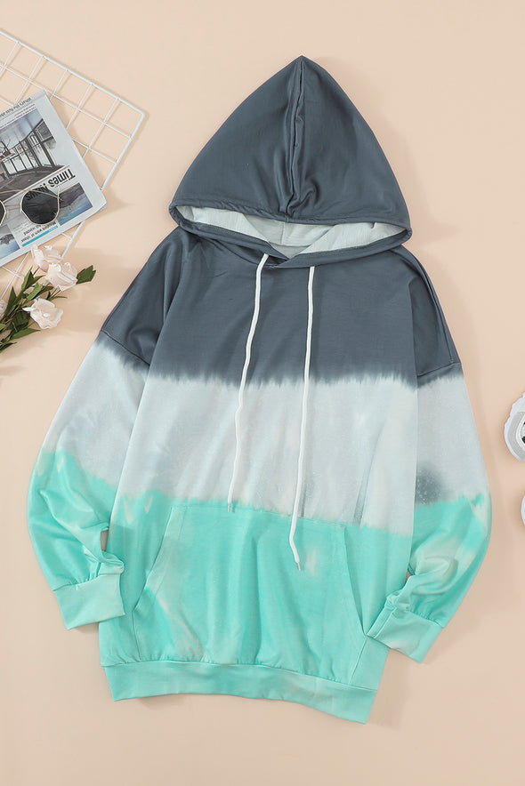 Gradient Long Sleeve Pullover Hoodie