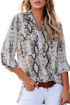 Classic Leopard Print Shirt with Pockets