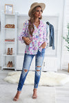 Cakewalk Floral Smocked Blouse