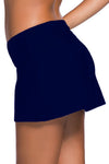 Plus Size Black Skirted Swim Bikini Bottom