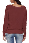 Cross Back Hollow-out Sweater