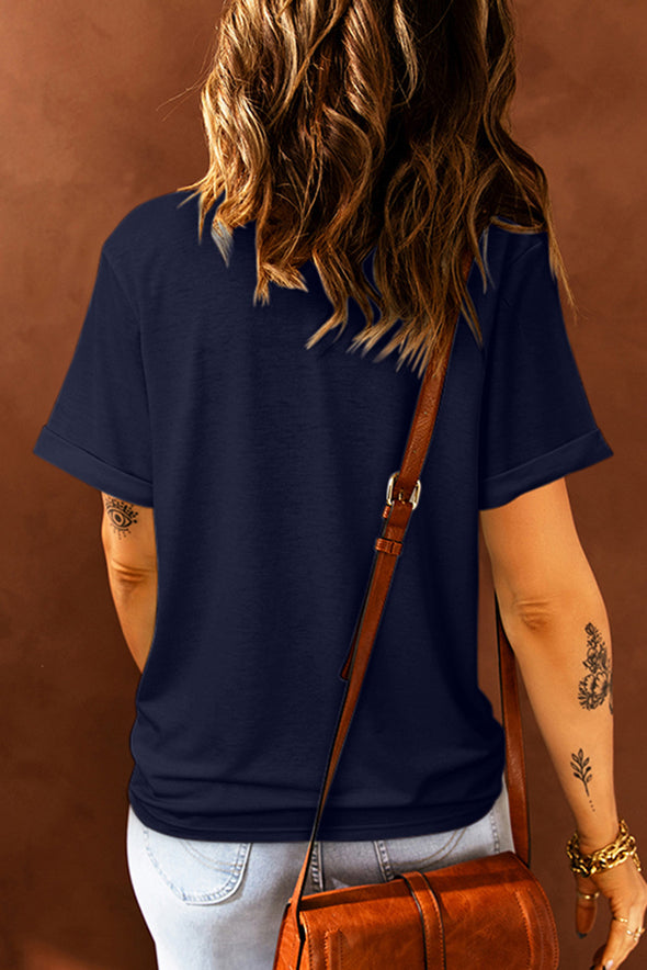 Khaki Stay Wild Leopard Graphic T-Shirt